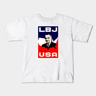 1964 LBJ for the USA Kids T-Shirt